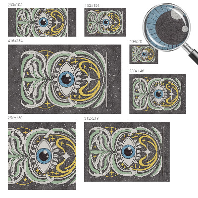 Stilingas fototapetas Simetrinis øje