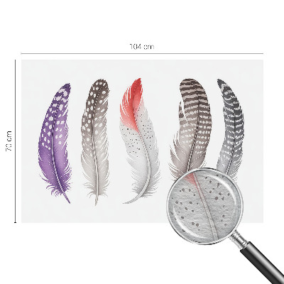 Tapetas Mønstrede fjer