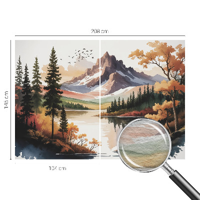 Plaunamas flizelininis fototapetas Bjerg epterår