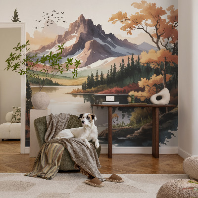 Plaunamas flizelininis fototapetas Bjerg epterår