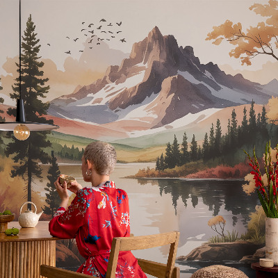 Plaunamas flizelininis fototapetas Bjerg epterår