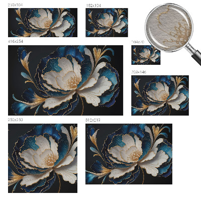 Fototapetas pagal užsakymą Blomstermønster