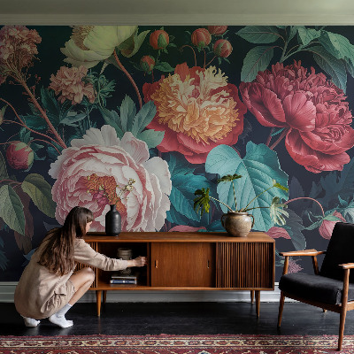 Aukštos kokybės fototapetas Spalvingas žiedas