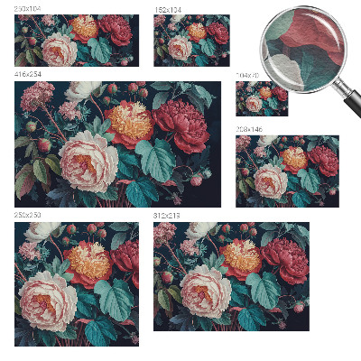 Aukštos kokybės fototapetas Spalvingas žiedas