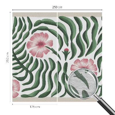 Modernus fototapetas su blomsterio motyvu
