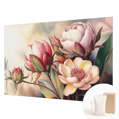 Sienų danga fototapetas En buket bloster