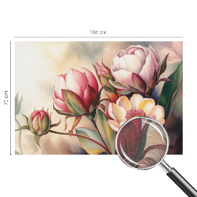 Sienų danga fototapetas En buket bloster