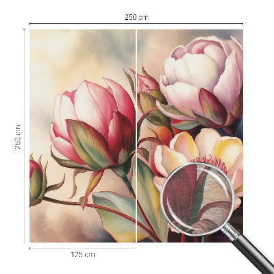 Sienų danga fototapetas En buket bloster