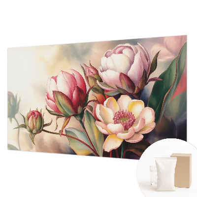 Sienų danga fototapetas En buket bloster