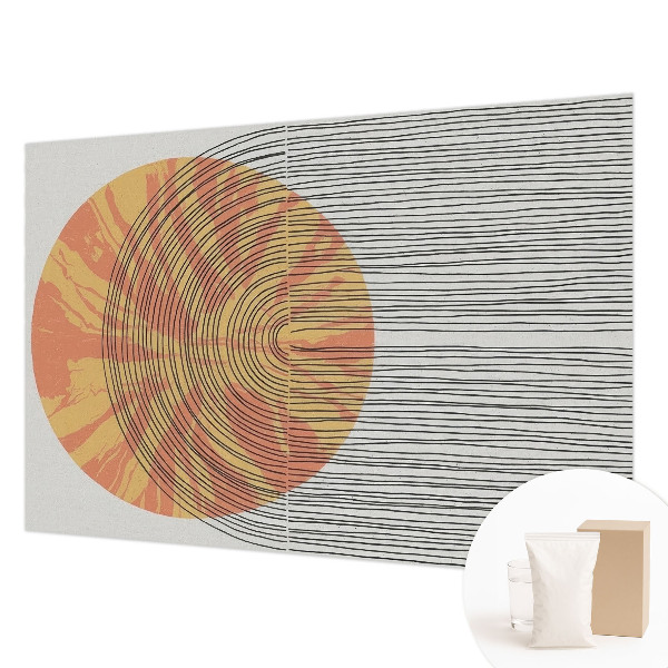 Fototapetas pagal užsakymą Apskritimas su linijomis