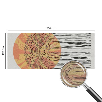 Fototapetas pagal užsakymą Apskritimas su linijomis