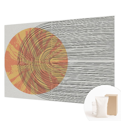 Fototapetas pagal užsakymą Apskritimas su linijomis