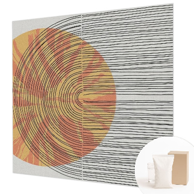 Fototapetas pagal užsakymą Apskritimas su linijomis