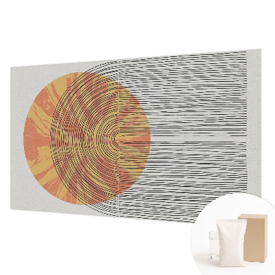 Fototapetas pagal užsakymą Apskritimas su linijomis