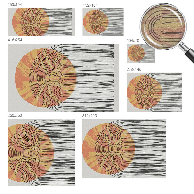 Fototapetas pagal užsakymą Apskritimas su linijomis