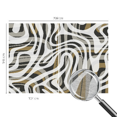 Fototapetas miegamajam Abstraktios linijos