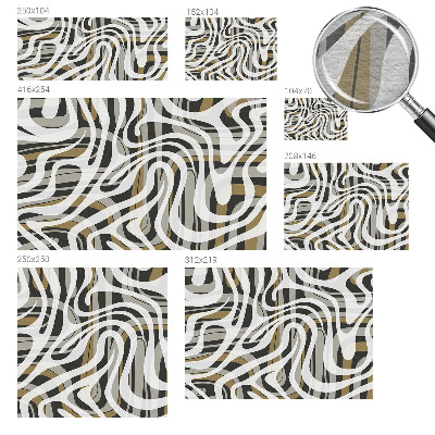 Fototapetas miegamajam Abstraktios linijos