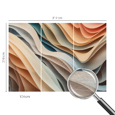 Aukštos kokybės fototapetas Bølgede buvęs