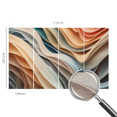 Aukštos kokybės fototapetas Bølgede buvęs