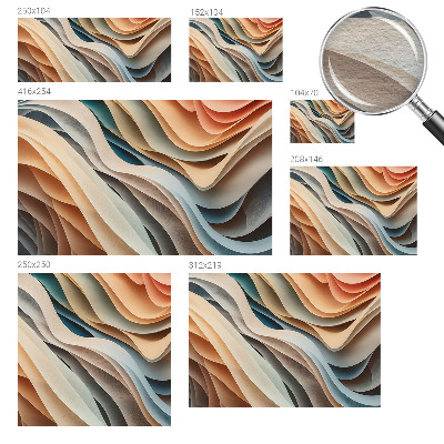 Aukštos kokybės fototapetas Bølgede buvęs