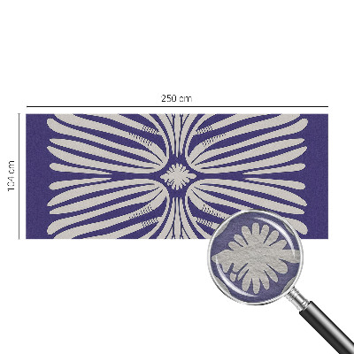 Sienų danga fototapetas Blomstersymetri