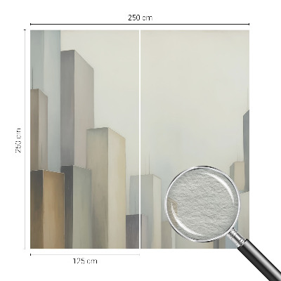 Dekoratyvinis fototapetas Byens dangoraižiai