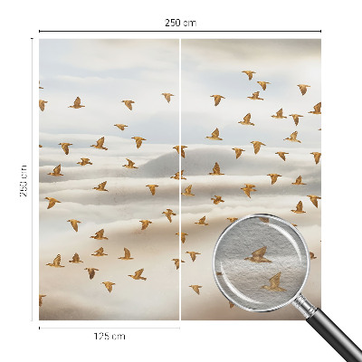 Tapetas Fugle i flugt