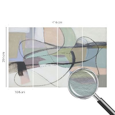 Fototapetas ant sienos Pastellinjer