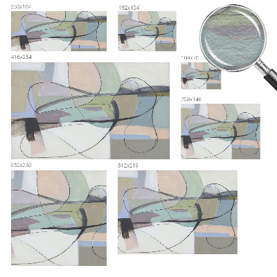 Fototapetas ant sienos Pastellinjer