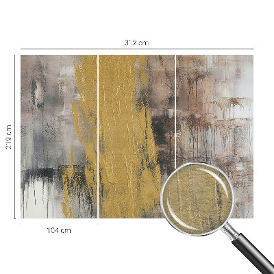 Modernus fototapetas su abstrakčiu reginiu