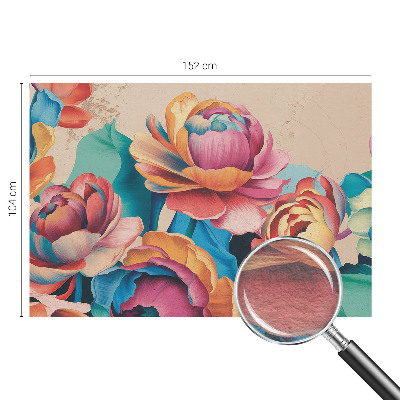 Sienų danga fototapetas su dizainu „Blomsterharmoni“
