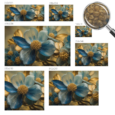 Stilingas fototapetas Blomster išdėstymas