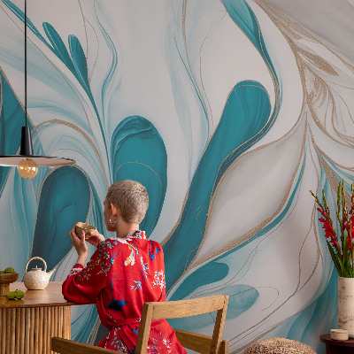 Plaunamas flizelininis fototapetas Flydende mønstre