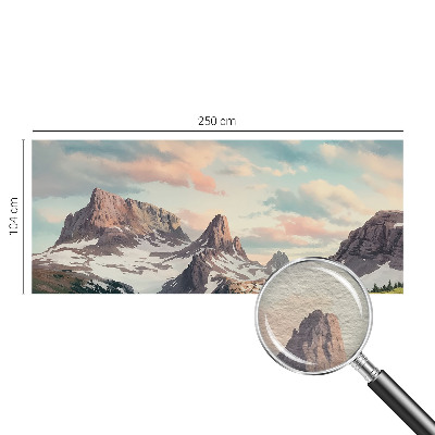 Fototapetas pagal matmenis Bjergo panorama