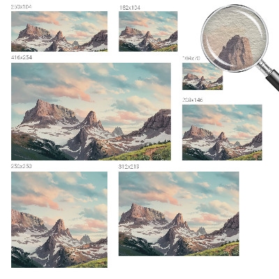 Fototapetas pagal matmenis Bjergo panorama