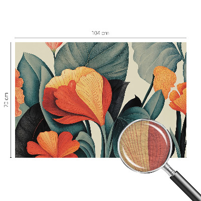 Sienų danga fototapetas Spalvingas žiedas