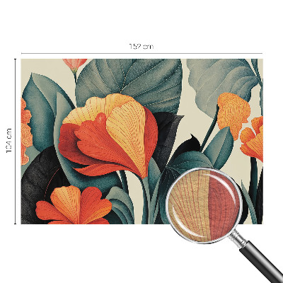 Sienų danga fototapetas Spalvingas žiedas