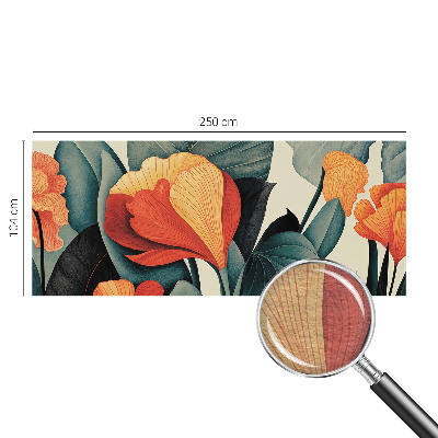 Sienų danga fototapetas Spalvingas žiedas