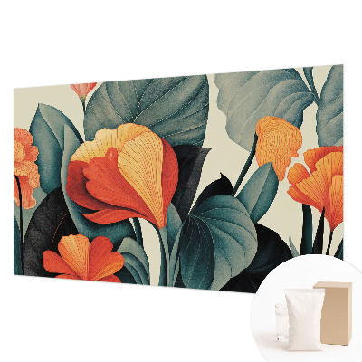 Sienų danga fototapetas Spalvingas žiedas