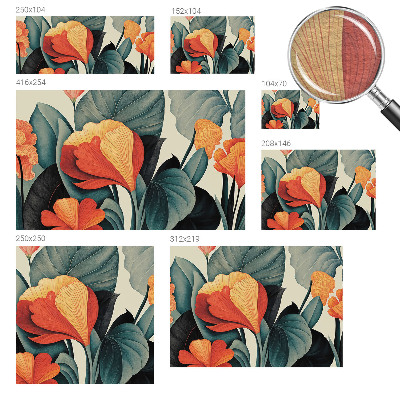 Sienų danga fototapetas Spalvingas žiedas