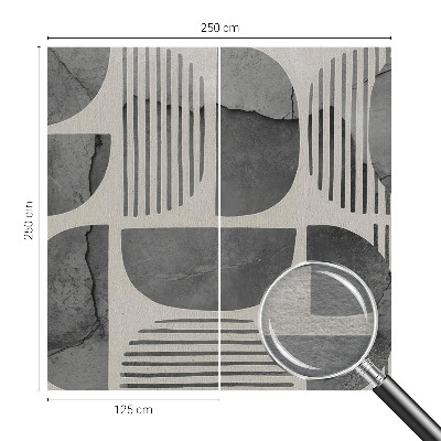 Tapetas su geometriniu raštu