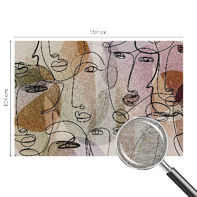 Plaunamas flizelininis fototapetas Linijinis flanšas