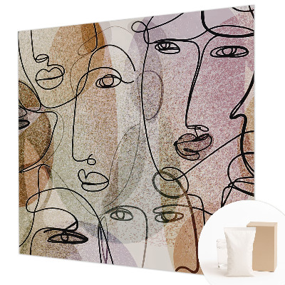 Plaunamas flizelininis fototapetas Linijinis flanšas