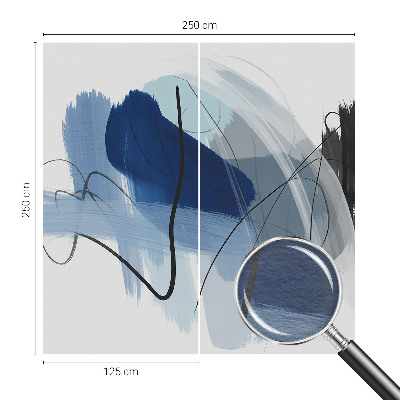 Sienų danga fototapetas Spalvingi abstrakciniai elementai