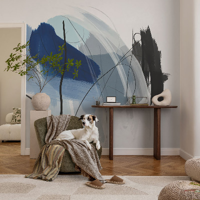 Sienų danga fototapetas Spalvingi abstrakciniai elementai