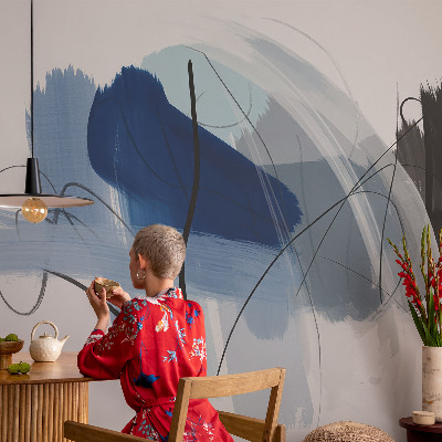 Sienų danga fototapetas Spalvingi abstrakciniai elementai