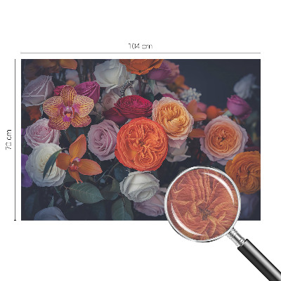 Fototapetas flizelino pagrindu Spalvingas puokštė