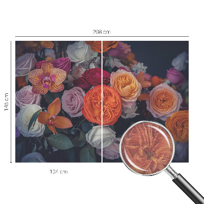 Fototapetas flizelino pagrindu Spalvingas puokštė