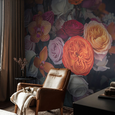 Fototapetas flizelino pagrindu Spalvingas puokštė