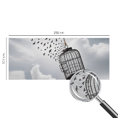 Plaunamas flizelininis fototapetas Flyvende fugle